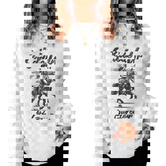 Saddle Up Buttercup Cowgirl Western Horse Riding Women Sweatshirt - Thegiftio
