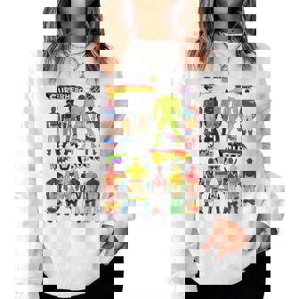 Superhero Butts Acción Heros 4 Es Hombres Chicos Adultos Sudadera Mujer - Regaloses