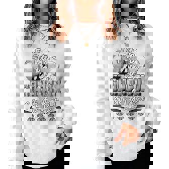 That's My Grandson Out There Baseball Grandma Women Sweatshirt | Mazezy