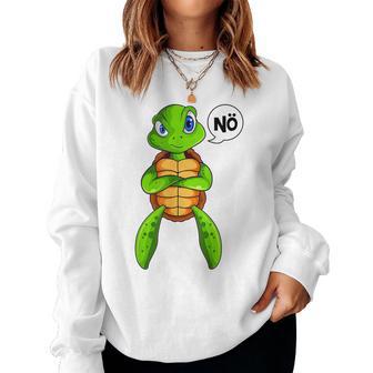 Turtle Nö Children's For Girls And Boys Green S Sweatshirt Frauen - Geschenkecke