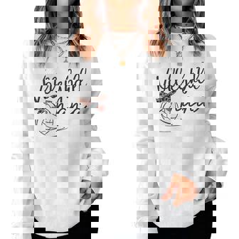 Volleyball Nana Leopard Mother's Day Women Sweatshirt | Seseable CA