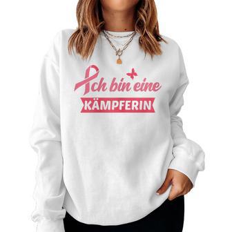 Women's Tumor Ich Bin Eine Kämpfferin Krebs Diegt Chemotherapy S Sweatshirt Frauen - Geschenkecke