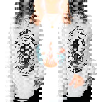 They Didn't Burn Witches They Burned Witchy Feminist Women Sweatshirt | Seseable UK