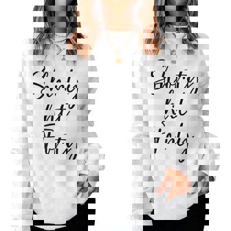 Shorty Hit Forty 40Th Birthday Shorty Hit 40 Women Women Sweatshirt - Thegiftio UK