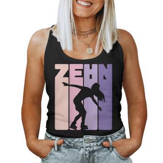 10Th Birthday Skater 10 Years Inline Skater Girls Tank Top Frauen - Geschenkecke