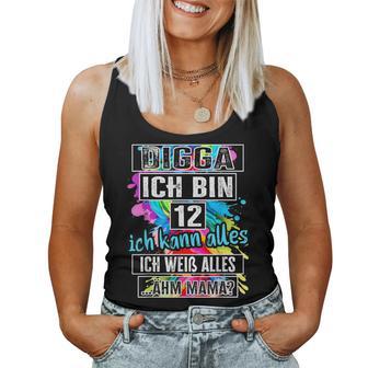 12Th Birthday Girl Boy Digga I Am 12 Years Tank Top Frauen - Geschenkecke