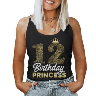 12Th Birthday Girl Princessintage 2011 Cute Tank Top Frauen - Geschenkecke