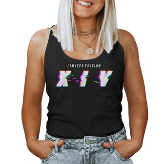 14 Years Birthday Glitched Roman Numerals Limited Edition S Tank Top Frauen - Geschenkecke