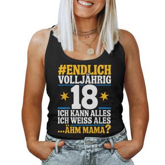 18 Geburtstag Junge Mädchen 18 Jahre 2007 Lustig Geschenk Tank Top Frauen - Geschenkecke