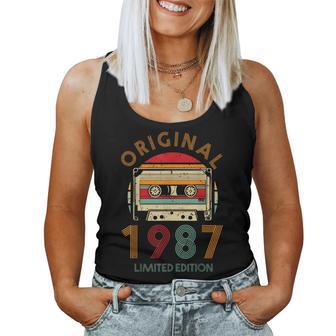 37Th Birthday Original Womenintageintage 1987 Tank Top Frauen - Geschenkecke