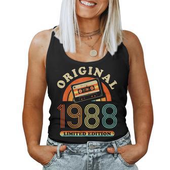 37Th Birthday Original Womenintageintage 1988 Tank Top Frauen - Geschenkecke