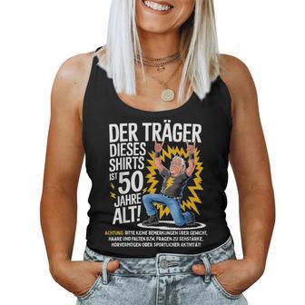 50Th Birthday Man Woman 50 Years 1974 Decorative Tank Top Frauen - Geschenkecke