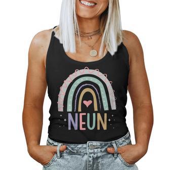 9Th Birthday Cute Rainbow Girl 9 Years Old Cute Tank Top Frauen - Geschenkecke