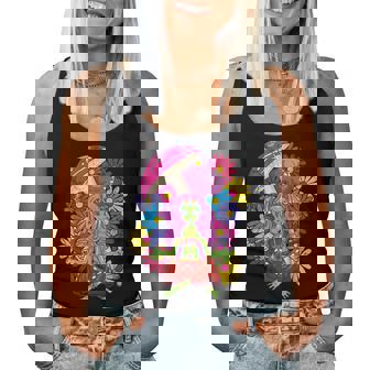 Alien Hippie Yoga Girl Méditer La Méditation Spirituelle Débardeur pour femme - Cadeauxyz