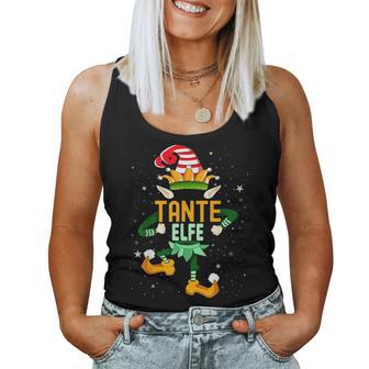 Aunt Elf Christmas Family Outfit Christmas Elf Tank Top Frauen - Geschenkecke