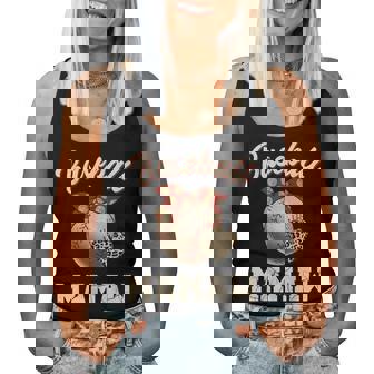 Baseball Mamaw Bandana Leopard Heart Fans Mother's Day Women Tank Top - Seseable