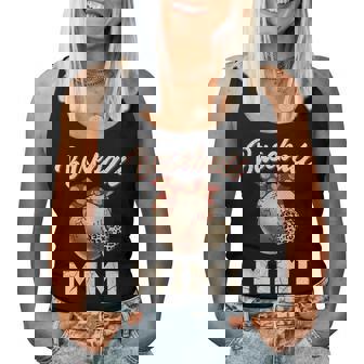 Baseball Mimi Bandana Leopard Heart Fans Mother's Day Women Tank Top | Mazezy