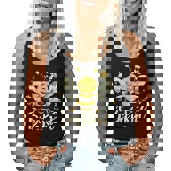 Bee Kind Cute Bee With Flower Kindness Women Tank Top - Monsterry