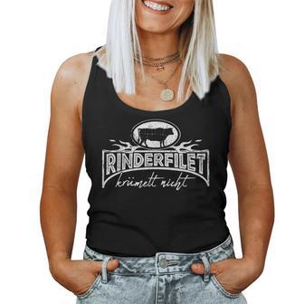 Beef Fillet Crumbs Not Bbq Meat Anti-Vegan Grill Tank Top Frauen - Geschenkecke