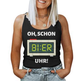 Beer Clock Mallorca Party Alcohol Beer Saufen Suff Tank Top Frauen - Geschenkecke