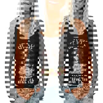 Best Border Collie Mum Ever Perro Floral Camiseta sin mangas para mujer - Regaloses