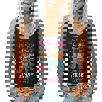 Black Girls Trip Thailand 2025 Vacation Matching Women Tank Top - Seseable