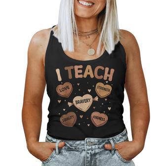 Black History Month I Teach Black History African Teacher Women Tank Top - Monsterry