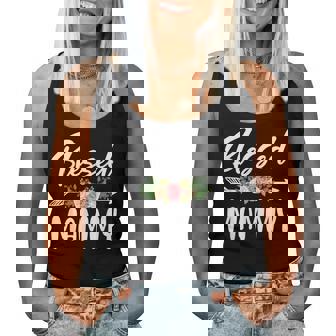 Blessed To Be Called Mammy Floral Arrow Women Tank Top - Thegiftio
