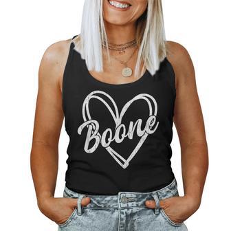 Boone Heart Kid Vintage Women Tank Top - Thegiftio UK