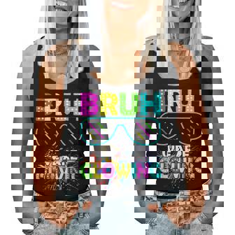 Bruh We Are Glowing In My Glowing Era Colorful Women Women Tank Top - Monsterry