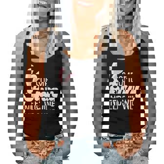 Some Bunny Needs Wine Womans Mother's Day Women Tank Top - Thegiftio UK