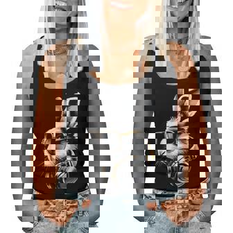 Bunny With Sunglasses And Dj Headphones Tank Top Frauen - Geschenkecke