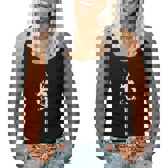 Calavera En Llamas Camiseta sin mangas para mujer - Regaloses