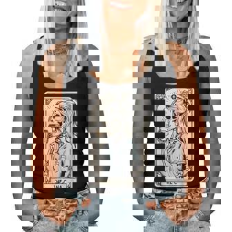 Certified Nurse Assistant Tarot Card Skeleton Cna Halloween Women Tank Top - Monsterry
