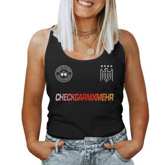 Checkgarnixmehr X Malle Soft Jersey Germany Beer Tank Top Frauen - Geschenkecke