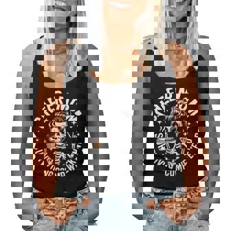 Cheer Mom Surviving Comp Weekend Skeleton Coffee Women Tank Top - Thegiftio UK