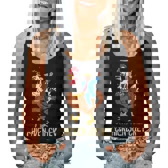 Chicken Jockey Trump Meme Women Tank Top - Thegiftio