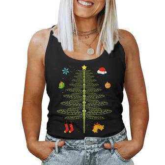 Christmas Dragonfly Christmas Tree Dragonfly Christmas Tank Top Frauen - Geschenkecke