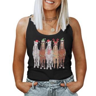 Christmas Horses Winter Pony Riding Tank Top Frauen - Geschenkecke