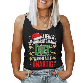 Christmas Santa Christmas Tank Top Frauen - Geschenkecke