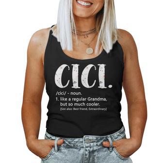 Cici For Idea Cute Grandma Cici Women Tank Top - Thegiftio UK