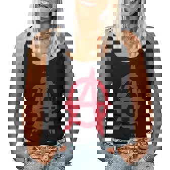 Clásico Punk Rock Anarquista-Un Símbolo De Anarquía Cuello Camiseta sin mangas para mujer - Regaloses