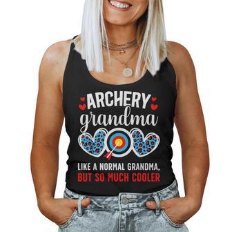 Cool Archery Grandma Of An Archer Grandmother Women Tank Top - Thegiftio UK