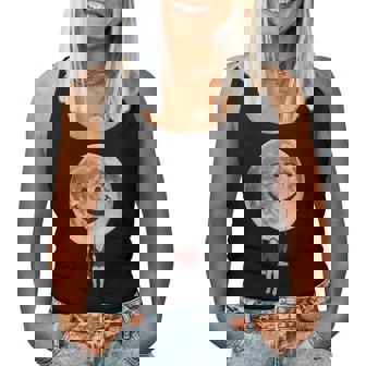 Amusant De Lune Balançoire Fille Espace Débardeur pour femme - Cadeauxyz