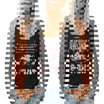Double Blessed Twin Great Grandma Of Twins Women Tank Top - Thegiftio UK