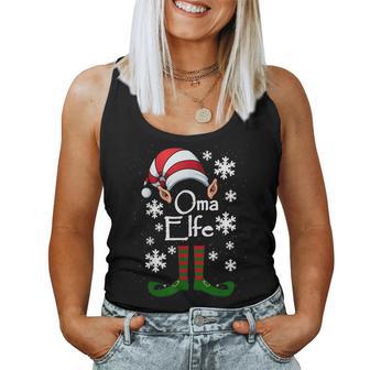 Elf Grandma Grandmother Elf Christmas Ugly Christmas Tank Top Frauen - Geschenkecke