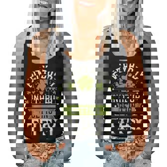 Everybody In The Pub Getting Tipsy St Patrick's Day Women Tank Top | Mazezy