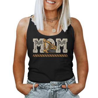 Excavator Mom Mother's Day Construction Mother Birthday Women Tank Top - Thegiftio UK
