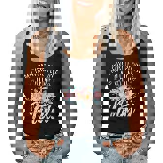 My Favorite People Call Me Noni Floral Birthday Noni Small Black Women Tank Top | Seseable CA