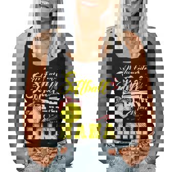 My Favorite Softball Player Calls Me Nana Women Tank Top | Mazezy